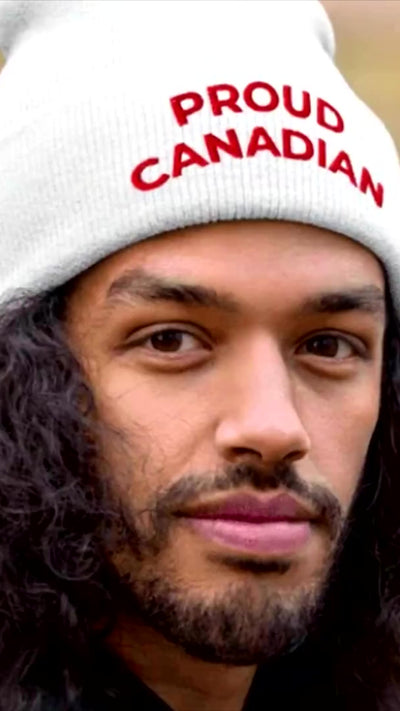 Oh Canada Clothing cozy, cool beanie as a proud Canadian hat. Warm running hat