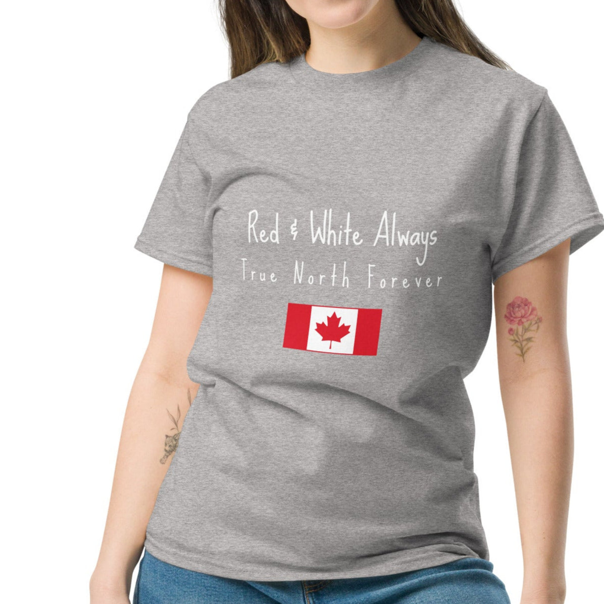 True North Canada T-shirt. O Canada Clothing Canada Flag True North T Shirt. Canada t-shirt.